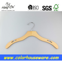 Anti-Slip wooden hanger for coat